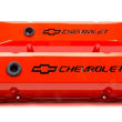 Load image into Gallery viewer, Proform SBC Chevy Orange Diecast V/C's Recessed 141-118