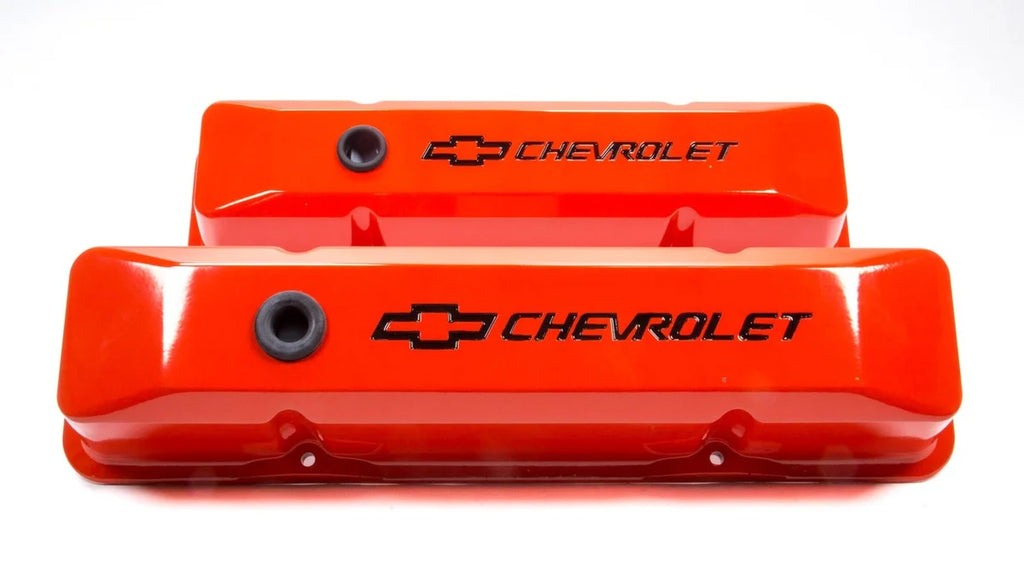 Proform SBC Chevy Orange Diecast V/C's Recessed 141-118