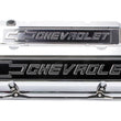 Load image into Gallery viewer, Proform SBC Slant Edge Chrome V/C Tall Raised Logo 141-922