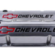 Load image into Gallery viewer, Proform SBC Slant Edge Polished V/C Tall Recessed Logo 141-927
