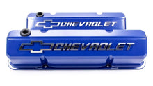 Load image into Gallery viewer, Proform SBC Slant Edge V/C's - Die Cast - Blue 141-932