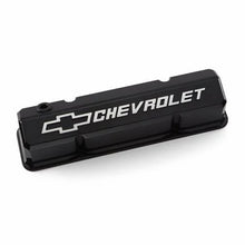 Load image into Gallery viewer, Proform SBC Valve Covers Slant Edge Liquid Black 141-919