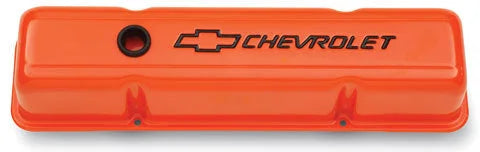 Proform SBC Valve Covers - Tall w/Baffle - Orange 141-784