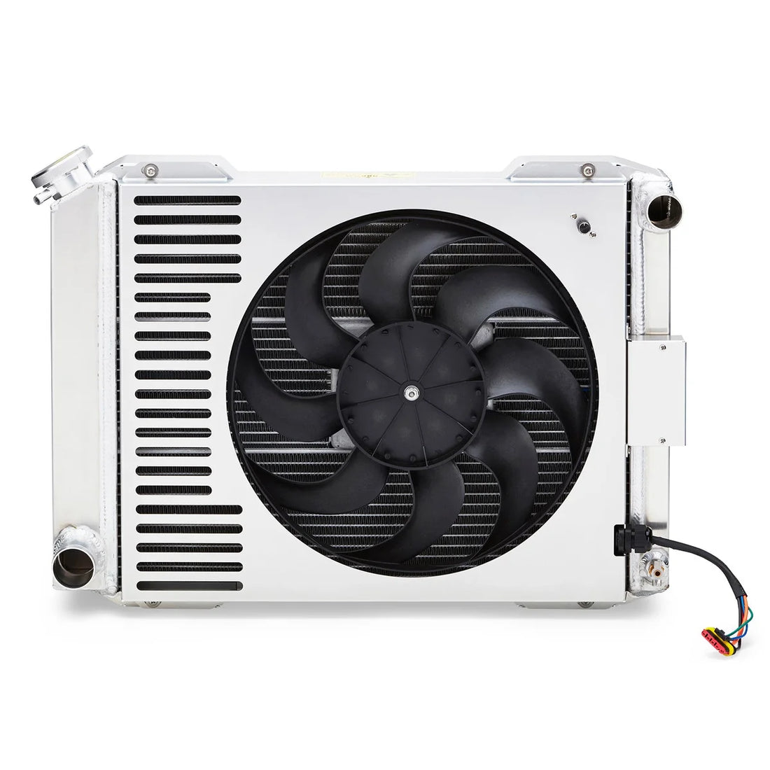 Proform Slim-Fit Radiator System, Universal, Ford Style, 21-inch Core, Manual Trans - Back View
