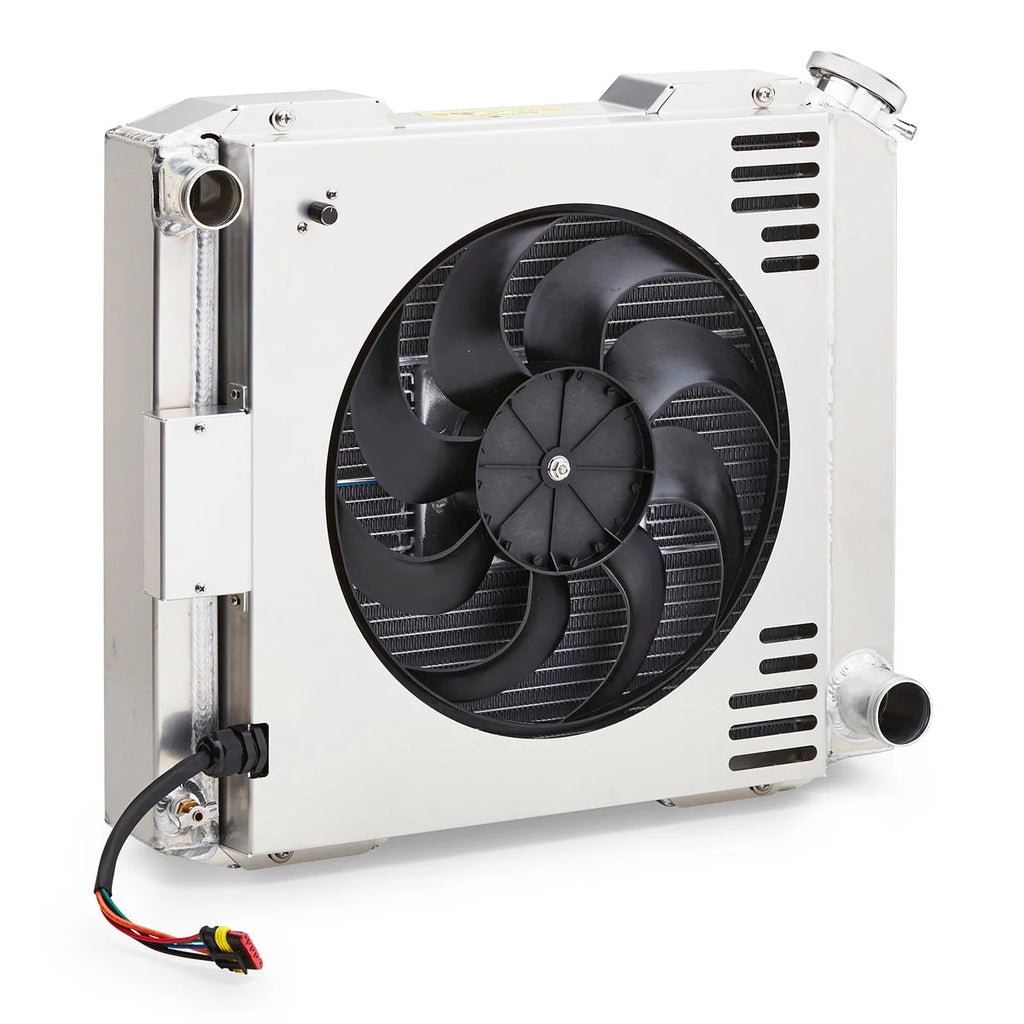 Proform Slim-Fit Radiator System, Universal, GM Style, 17-inch Core, Manual Transmission - Main Product View