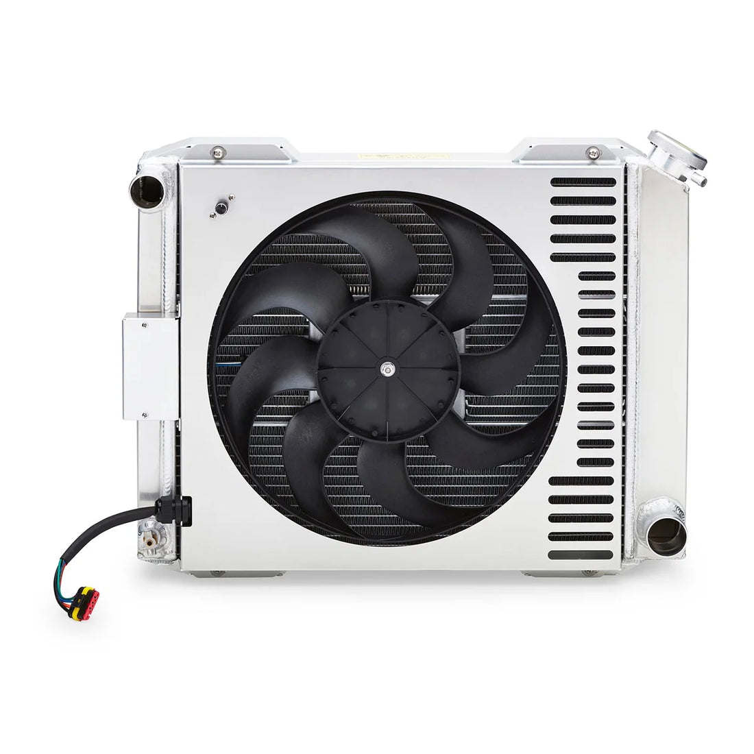 Proform Slim-Fit Radiator System, Universal, GM Style, 19-inch Core, Manual Transmission - Side View