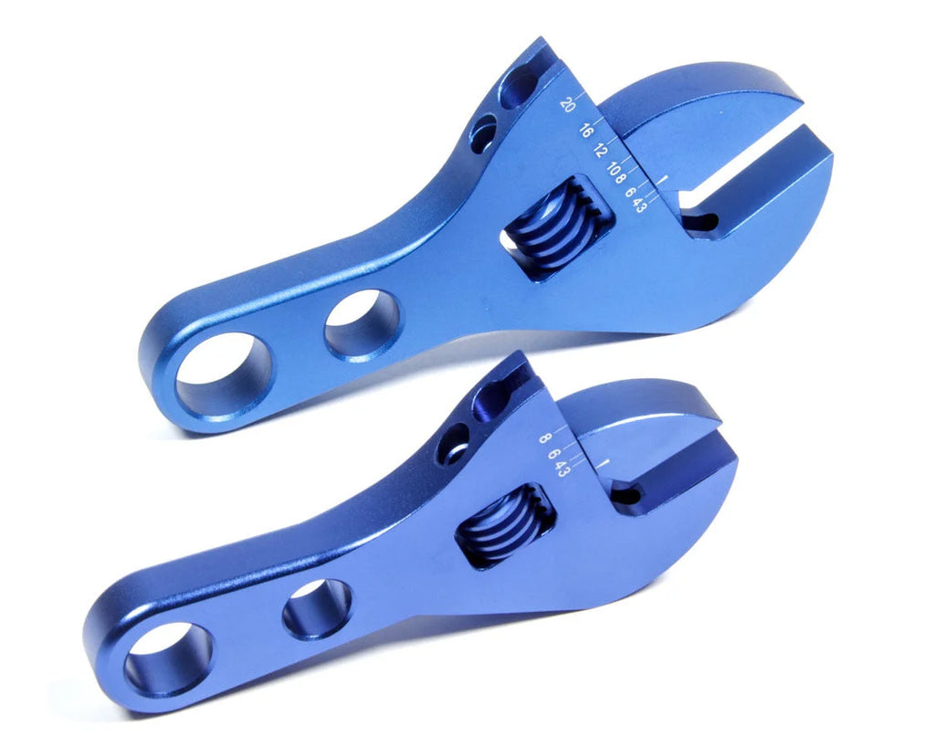 Proform Stubby Aluminum Adj. AN Wrench Set -3an to -20an 67722