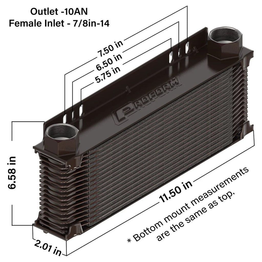Proform Tundra Series 16 Row High Efficiency Transmission and Oil Cooler - Installation View