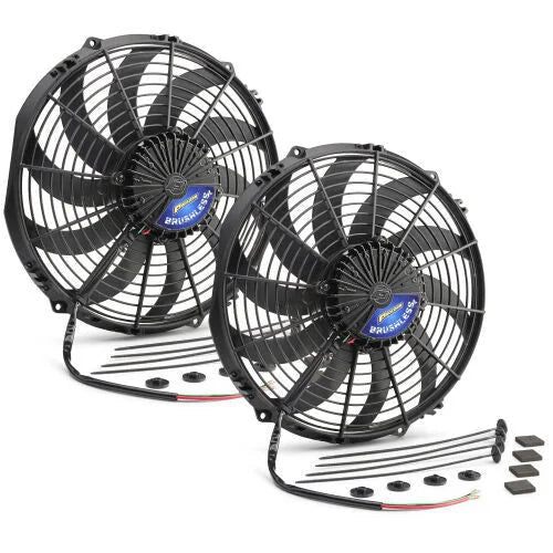 Proform Universal Brushless Fans Pair 10in S-Blade Puller 67049