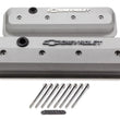 Load image into Gallery viewer, Proform Valve Cover Slant Edge Gray Crinkle 141-842 fits SBC