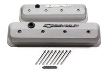 Load image into Gallery viewer, Proform Valve Cover Slant Edge Gray Crinkle 141-842 fits SBC