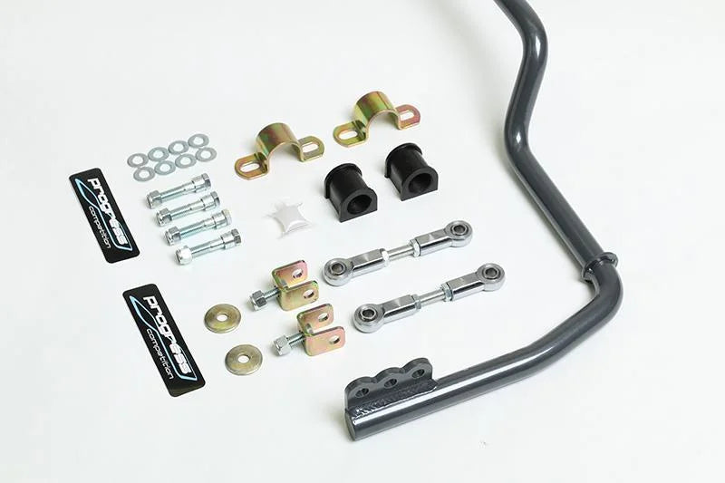 Progress Tech 00-06 Dodge Neon Rear Sway Bar (24mm - Adjustable) - Vehicle must have OEM Sway Bar - Side View