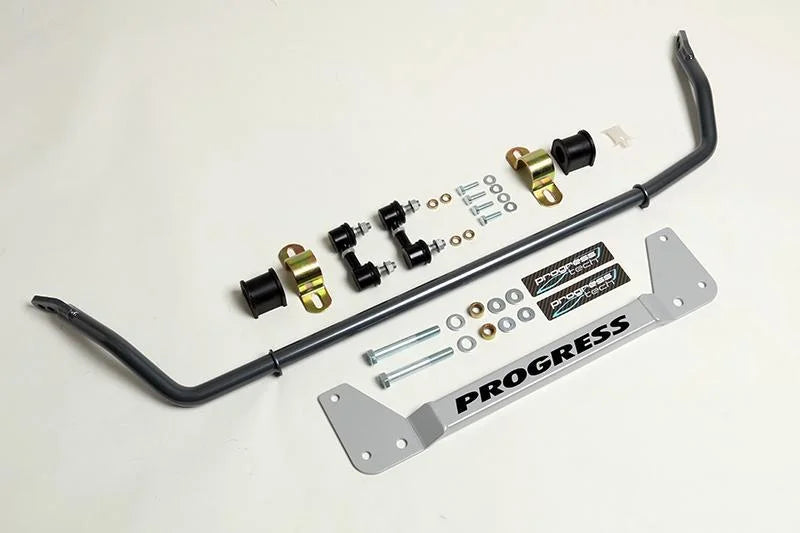Progress Tech 02-06 Acura RSX Rear Sway Bar (24mm - Adjustable w/ End Links and Bar Brace) - Side View
