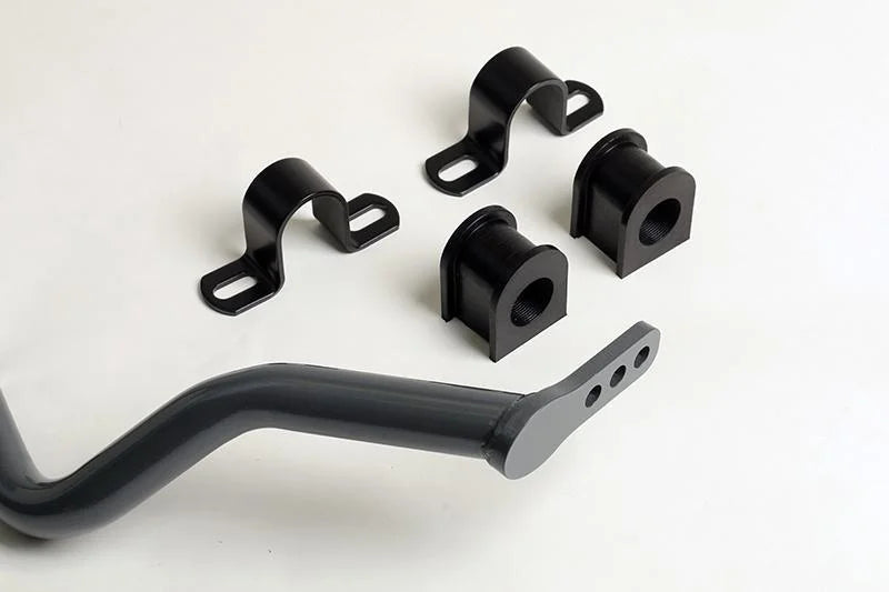 Progress Tech 2015+ Ford Mustang 4 Cyl/GT Front Sway Bar (Tubular 35mm - Adjustable) - Side View