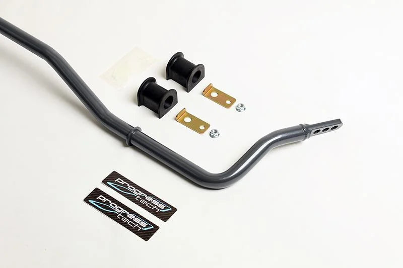 Progress Tech 2015+ Ford Mustang 4 Cyl/GT Rear Sway Bar (Tubular 25mm - Adjustable) - Main Product View