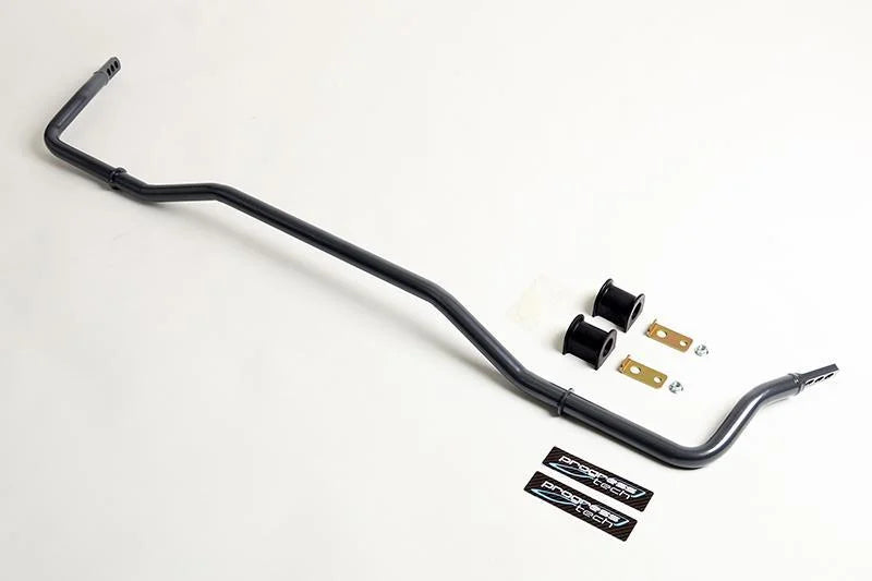 Progress Tech 2015+ Ford Mustang 4 Cyl/GT Rear Sway Bar (Tubular 25mm - Adjustable) - Side View