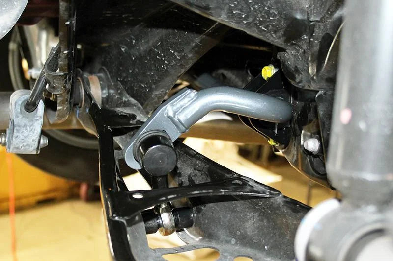 Progress Tech 2017+ Honda Civic Type-R Rear Sway Bar (22mm - Adj) Incl Reinforced Bushing Brkts - Side View