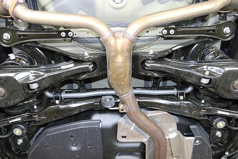 Progress Tech 2018+ Honda Accord/2016+ Civic Rear Sway Bar (22mm) Incl Reinforced Bushing Brkts - Side View