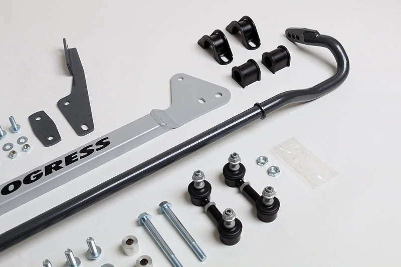 Progress Tech 88-91 Honda Civic HB/CRX Rear Sway Bar (22mm Adj) - Installation View
