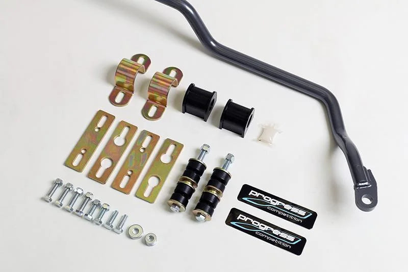 Progress Tech 88-91 Honda Civic/CRX Front Sway Bar (22mm) - Side View