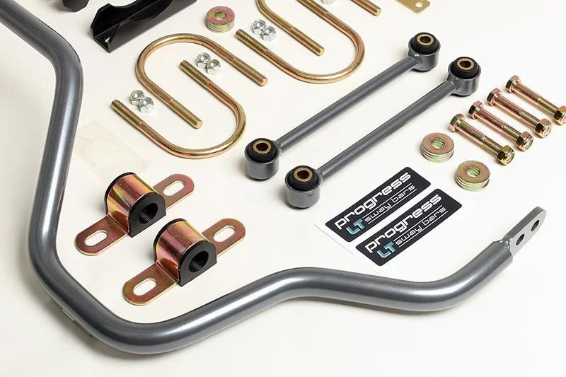 Progress Tech LT 07-13 Chevy Silv 1500 / GMC Sierra 1500 Rear Sway Bar 1.125in dia. (28.5mm) - Side View