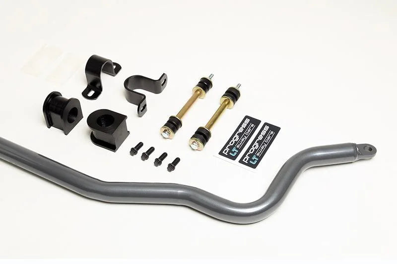 Progress Tech LT 07-20 Chevrolet Suburban/Tahoe / GMC Sierra 1500 Front Sway Bar (38mm) - Gray - Detail View