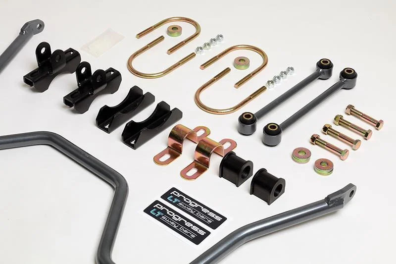 Progress Tech LT 99-06 Chevrolet Silverado 1500 / GMC Sierra 1500 Rear Sway Bar (25mm) - Gray - Detail View
