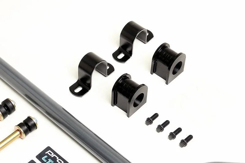 Progress Tech LT 99-06 Chevy Silverado 2500 4WD / GMC Sierra 1500 4WD Front Sway Bar (35mm) - Gray - Back View