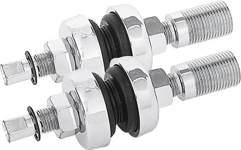 Progressive 00-17 Harley FXST/FLST Chrome Lowering Kit - Side View