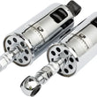 Load image into Gallery viewer, Progressive 00-17 Harley Softail 422 Series Shocks  - Chrome - Main Product View
