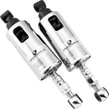 Load image into Gallery viewer, Progressive 00-17 Harley Softail 422 Series Shocks  - Chrome - Side View