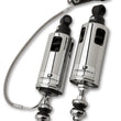 Load image into Gallery viewer, Progressive 00-17 Harley Softail 422 Series Shocks w/RAP - Chrome - Main Product View