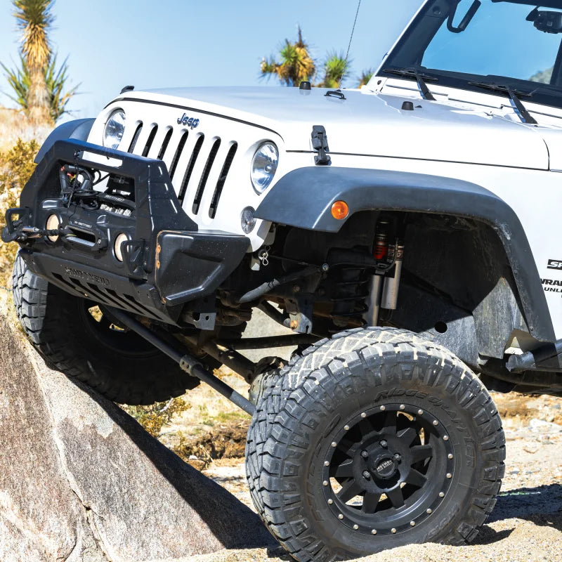 Progressive 18-24 Jeep JL / 20-24 JT STR 47 Series 2.0 Remote Res Front Shocks (Pair) - 2.0-3.0in - Back View