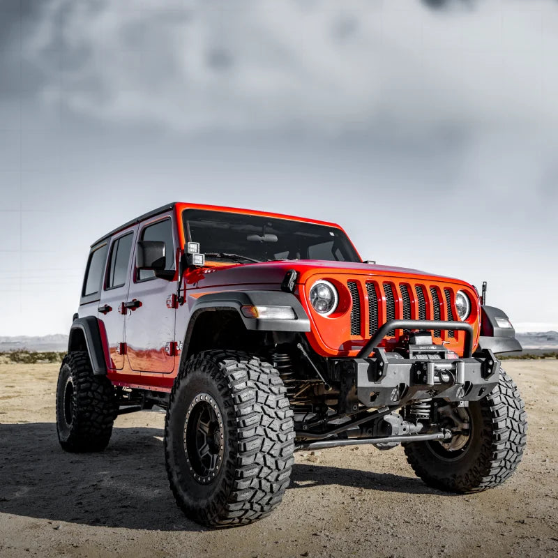 Progressive 18-24 Wrangler (JL) STR 46 Series 2.0 Smooth Body Rear Shocks (Pair) - 2.0-3.0in - Back View