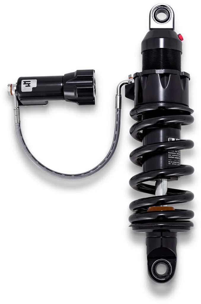 Progressive 18-Up Harley Softail 465 Series Shocks 12.2in w/RAP - Black - Main Product View