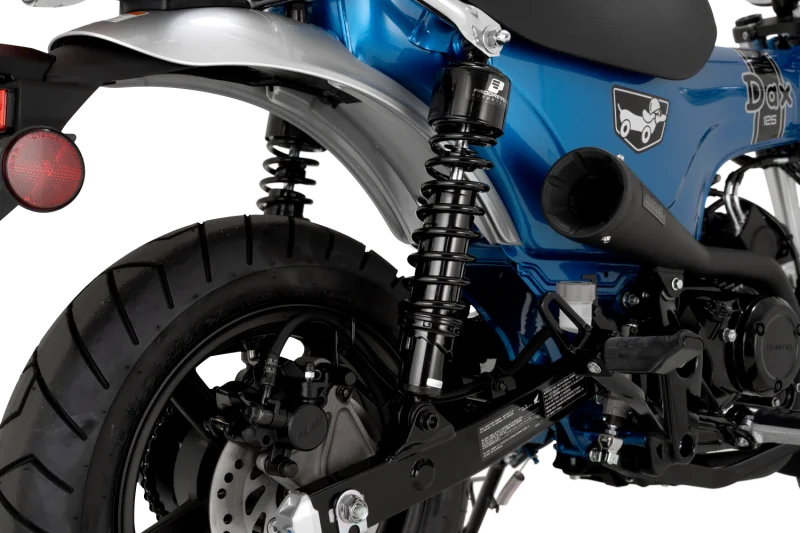 Progressive 2025 Honda DAX 125 412 Series Shocks 13.0in - Black - Detail View