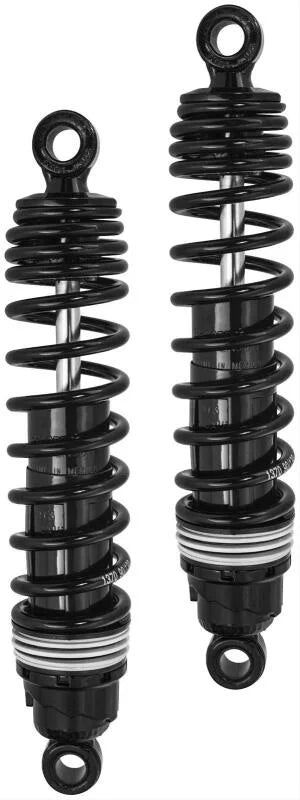 Progressive 412 Cruise Series Shocks 12.5in - Black fits Harley