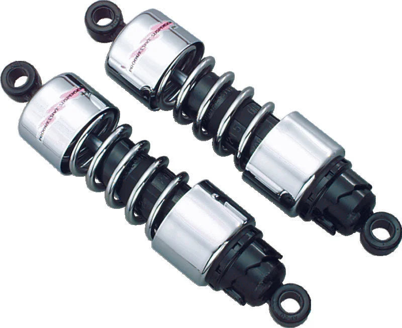 Progressive Cruiser 412 Series Shocks 11.0in - Chrome - Side View