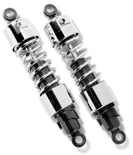 Load image into Gallery viewer, Progressive Cruiser 412 Series Shocks 11.0in - Chrome - Side View