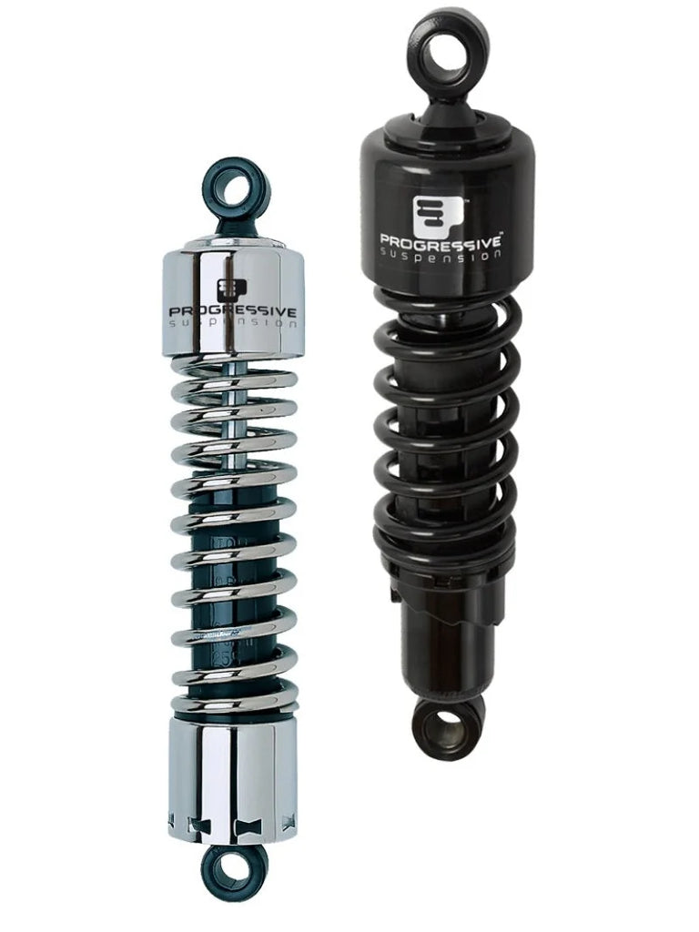 Progressive Cruiser 412 Series Shocks 13.0in - Chrome - Main Product View