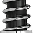 Load image into Gallery viewer, Progressive Harley 412 Series Shocks 12.5in - Chrome - Side View