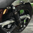 Load image into Gallery viewer, Progressive Harley 412 Series Shocks 13.5in - Black - Installation View