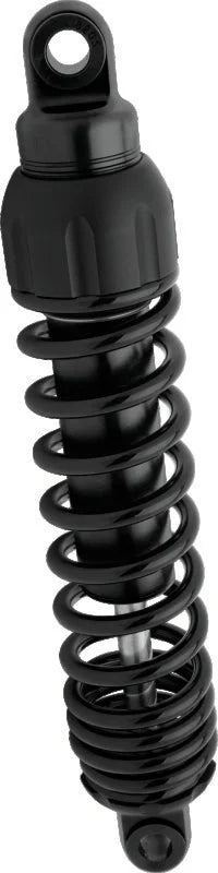 Progressive Harley 444 Series Shocks 13.0in - Black - Side View