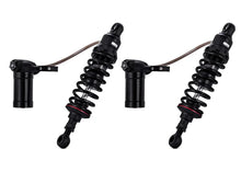 Load image into Gallery viewer, Progressive Harley Bagger 990 Series Shocks 12.0in Standard - Black - Main Product View