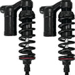 Load image into Gallery viewer, Progressive Harley Bagger 990 Series Shocks 12.0in Standard - Black - Side View