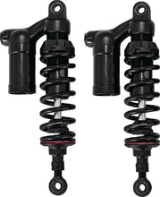 Load image into Gallery viewer, Progressive Harley Dyna 990 Series Shocks 12.5in - Black - Side View