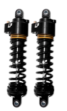 Load image into Gallery viewer, Progressive Harley Ultra Low-QPS 944 Series Shocks, 12.5in, 11in Ride Height Heavy Duty - Black / G - Side View