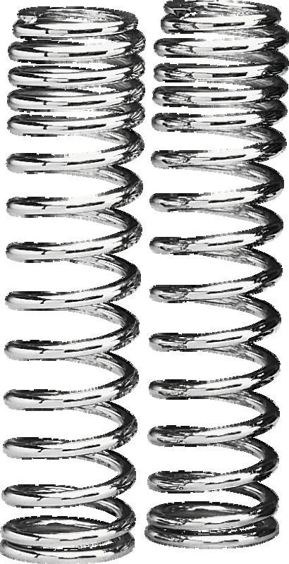 Progressive Rear Springs 105/150 (PR) - Chrome - Side View