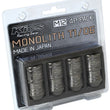 Load image into Gallery viewer, Project Kics 12 x 1.5 Glorious Black T1/06 Monolith Lug Nuts - 4 Pcs - Main Product View