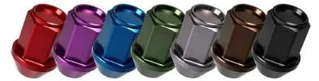 Project Kics 12X1.25 Black Leggdura Racing Lug Nuts (Laser Logo) - 20 PCS - Main Product View